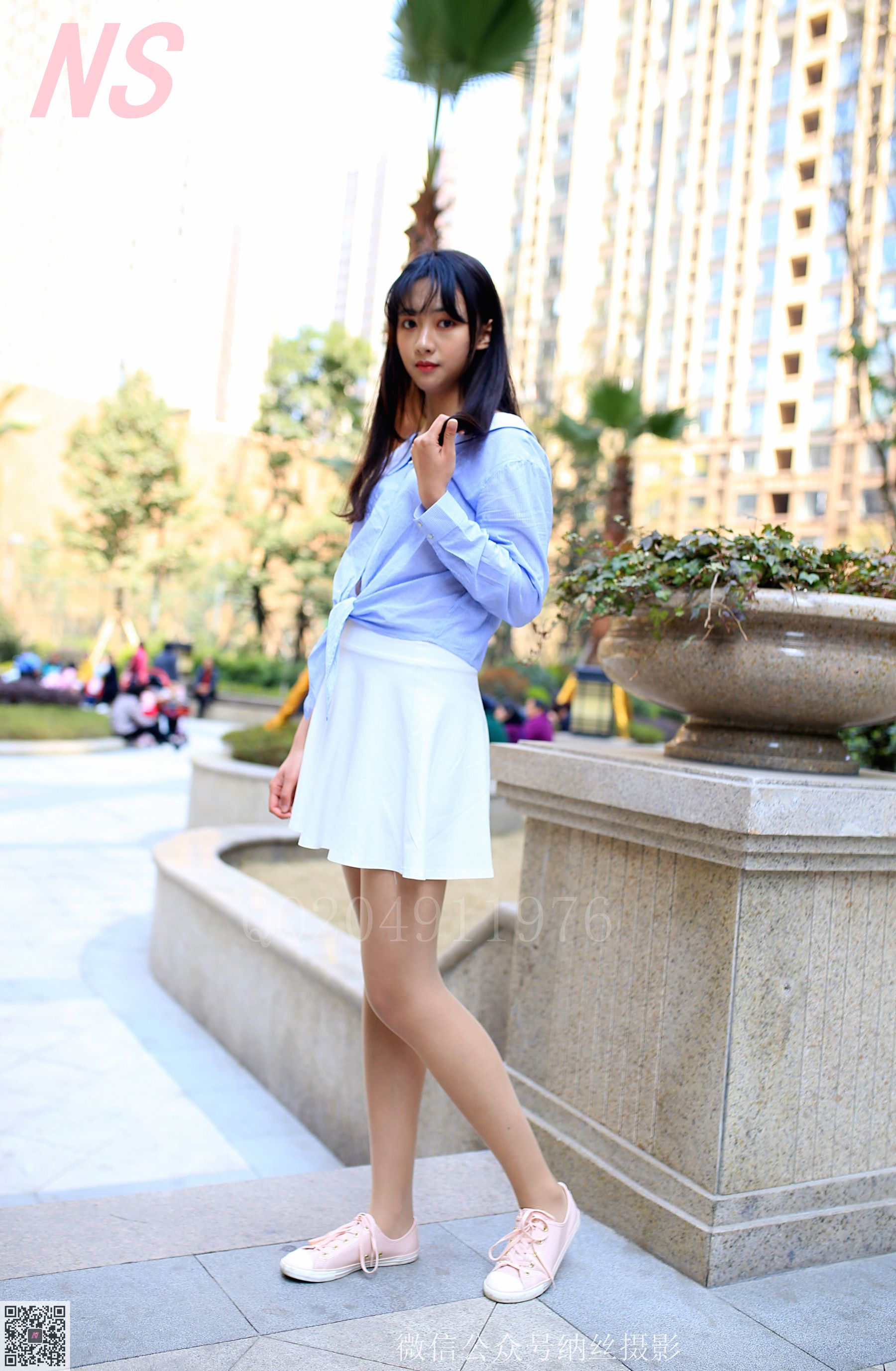 [纳丝摄影] NO.120 李敏琪 长发长腿肉丝_第4张