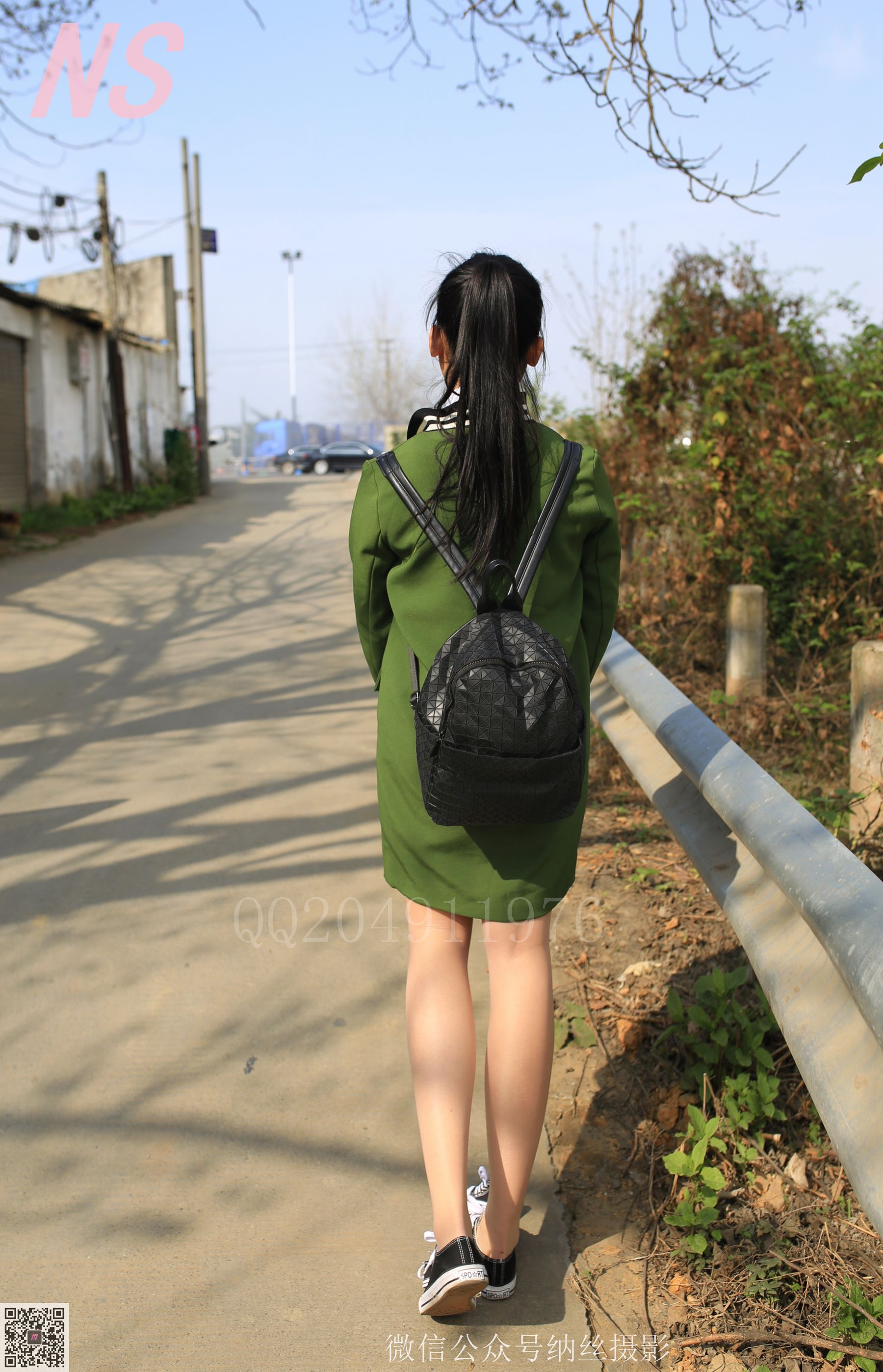 [纳丝摄影] NO.122 A＋妹 学妹肉丝_第2张