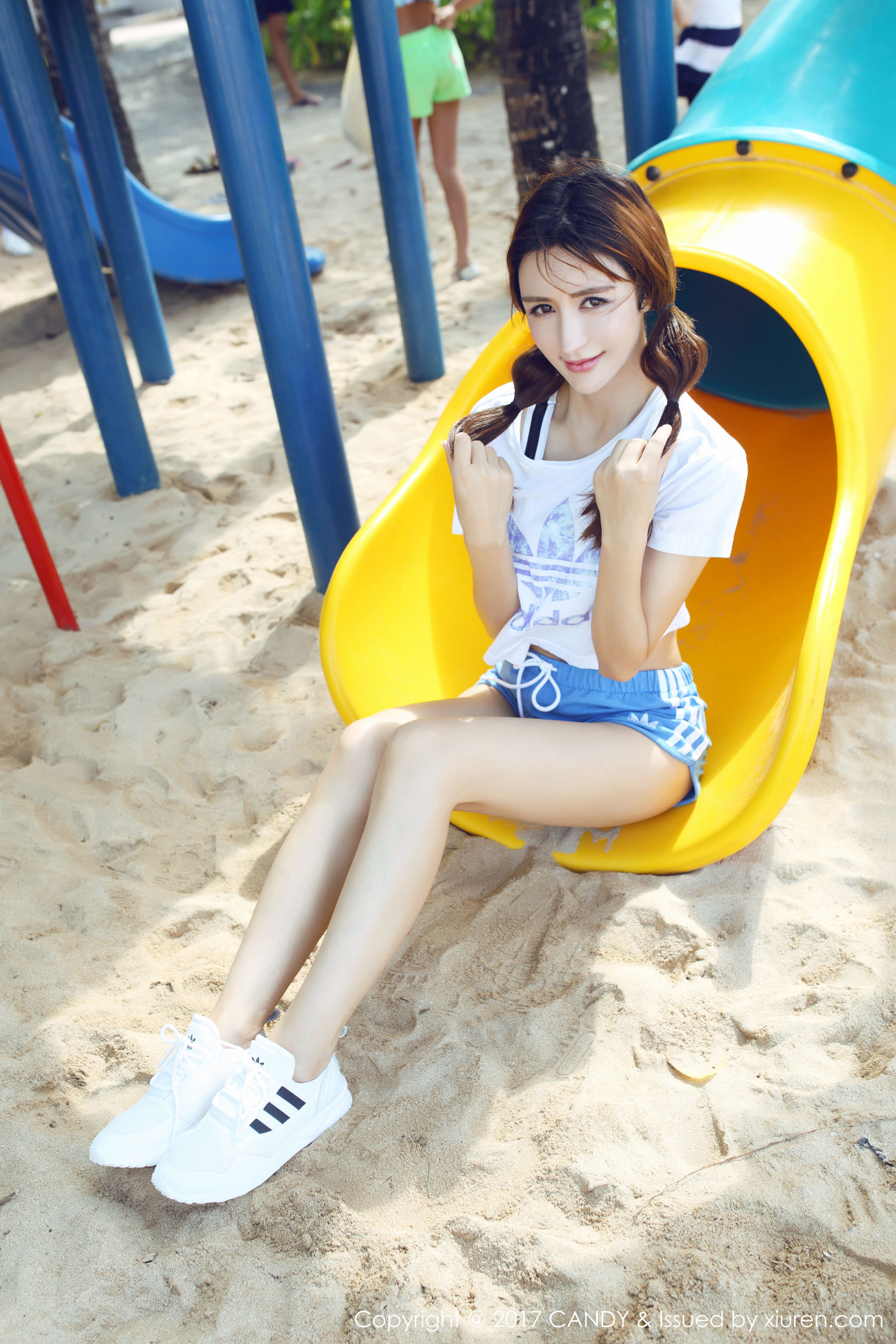 伊莉娜《海边沙滩女神系列》 [糖果画报CANDY] VOL.024_第1张
