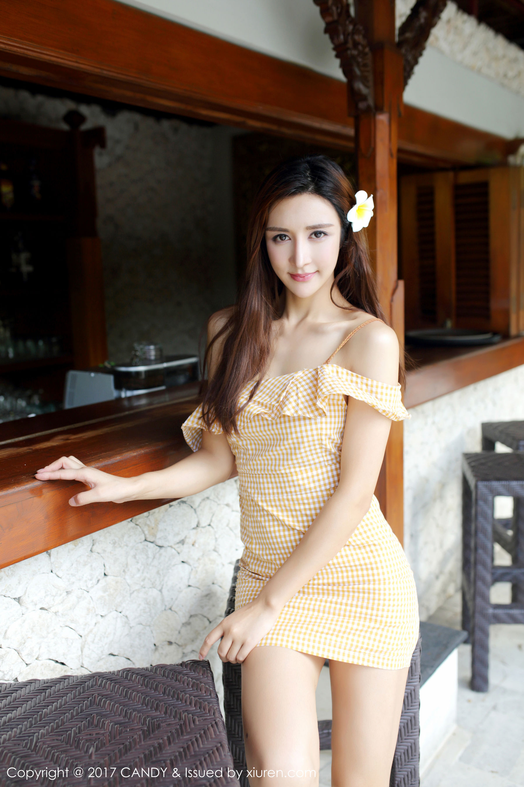 伊莉娜《唯美套裙+沙滩比基尼》 [网红馆CANDY] VOL.041_第3张