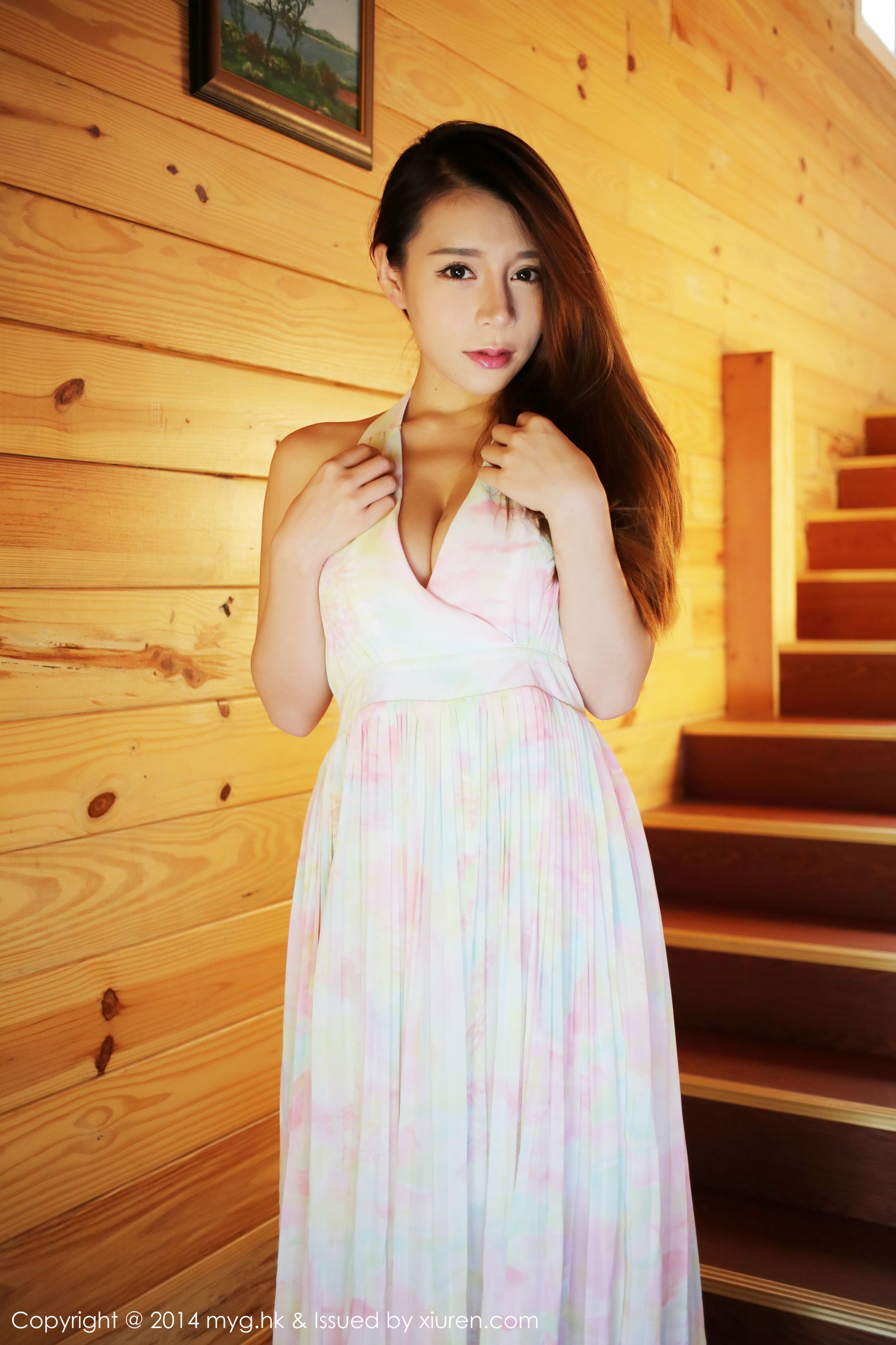 Vetiver嘉宝贝儿《厦门旅拍》清新长裙+内衣+比基尼 [美媛馆MyGirl] Vol.074_第2张