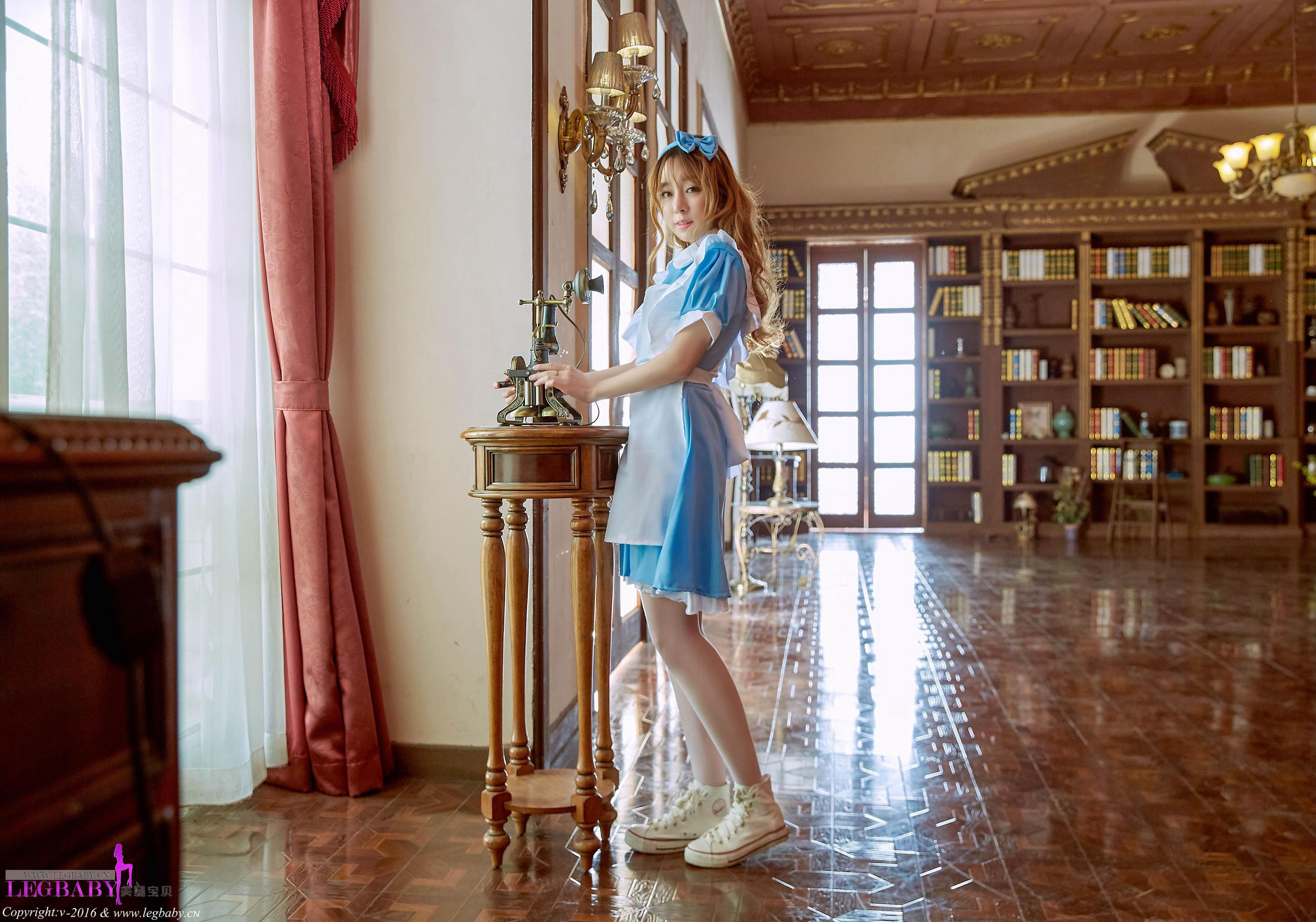 王语纯《美丝女仆装》 [Legbaby美腿宝贝] V020_第1张