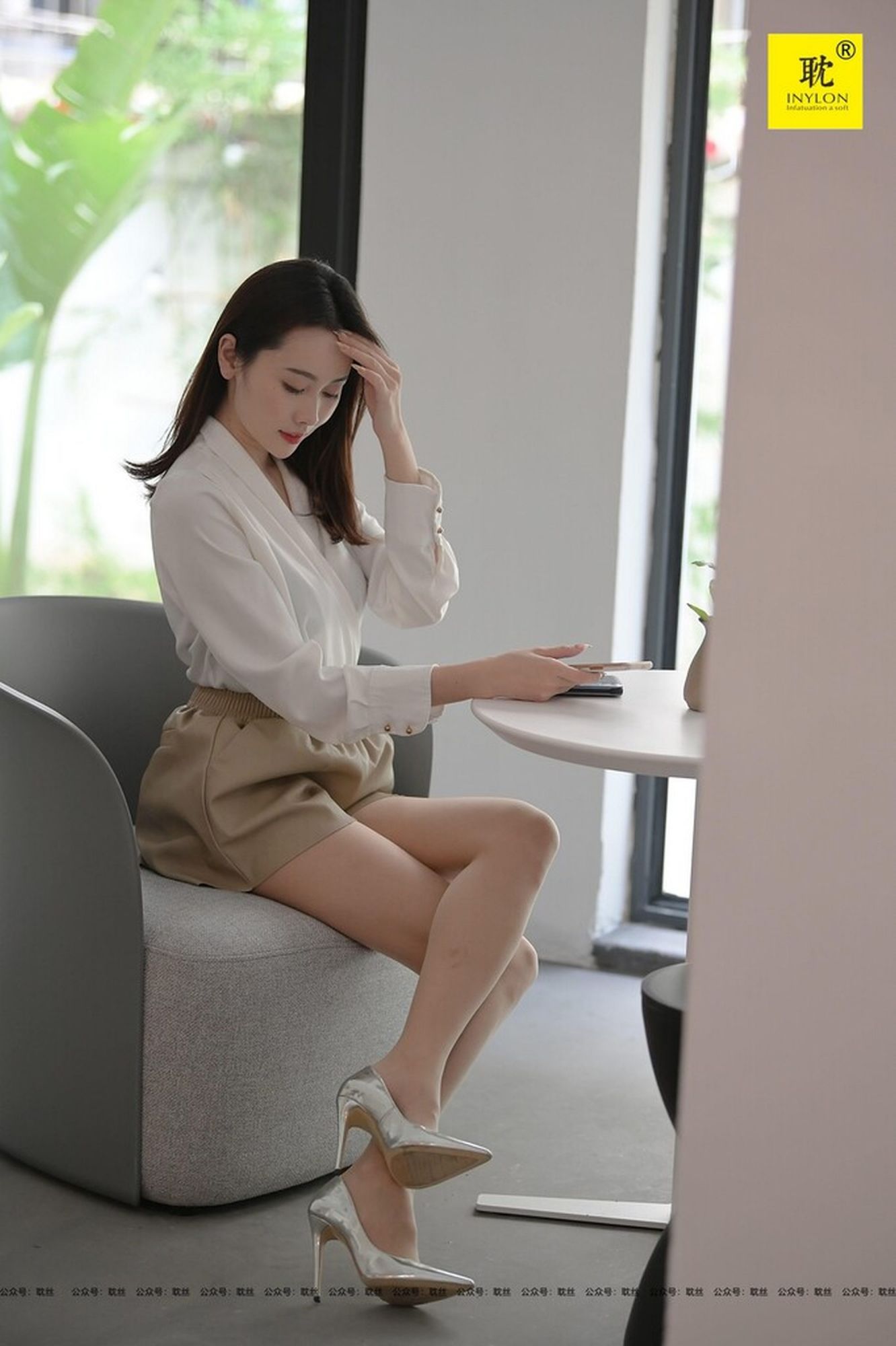 [耽丝INYLON] 009 藏美 肉丝高跟美腿_第4张