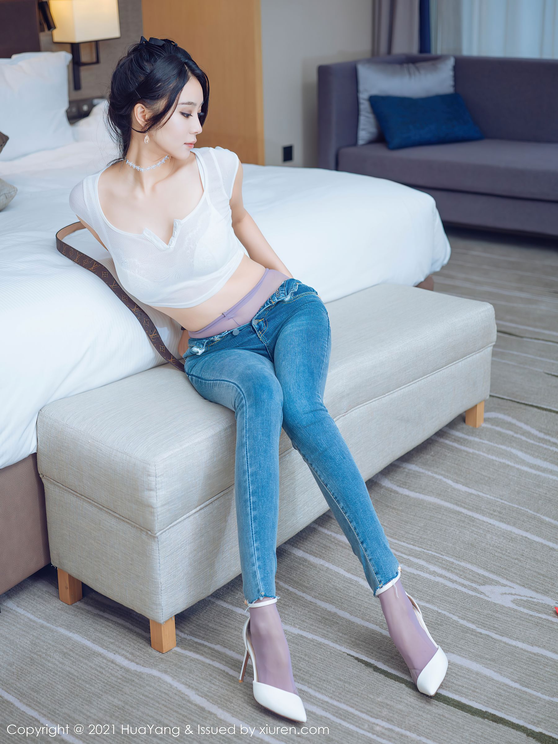 [花漾HuaYang] Vol.405 蓝夏Akasha_第4张