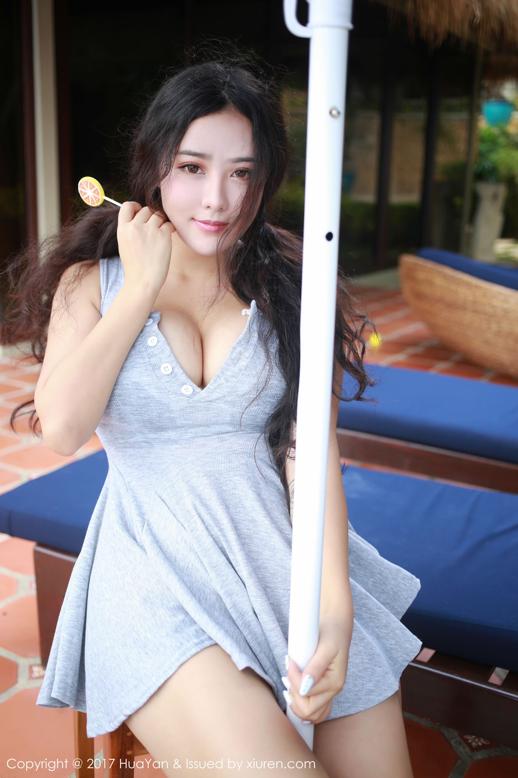 Manuela玛鲁娜《长滩岛旅拍-最后一套》 [花の颜HuaYan] VOL.039_第1张