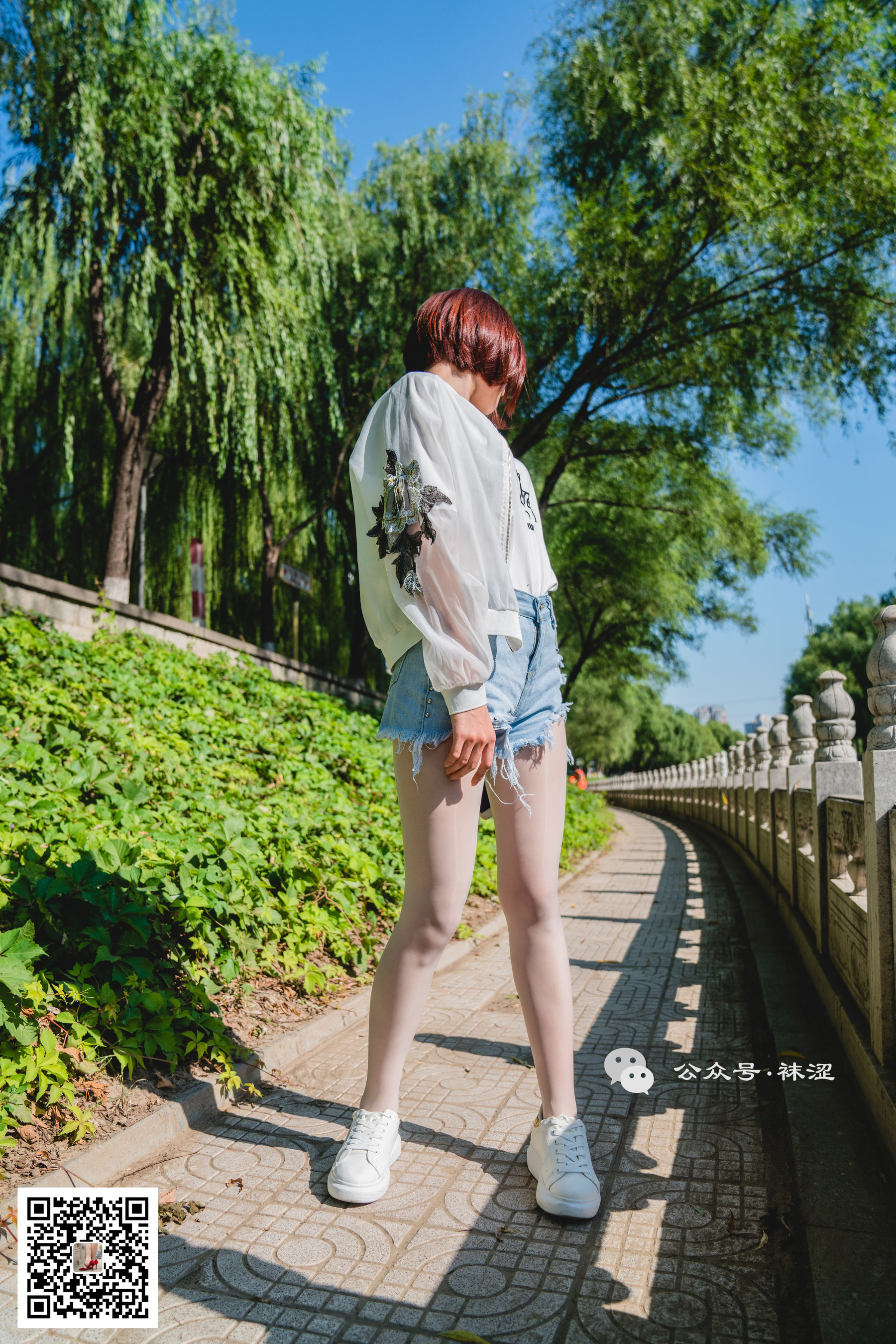 [袜涩] VOL.010  当穿白丝的妹子遇到大叔_第4张