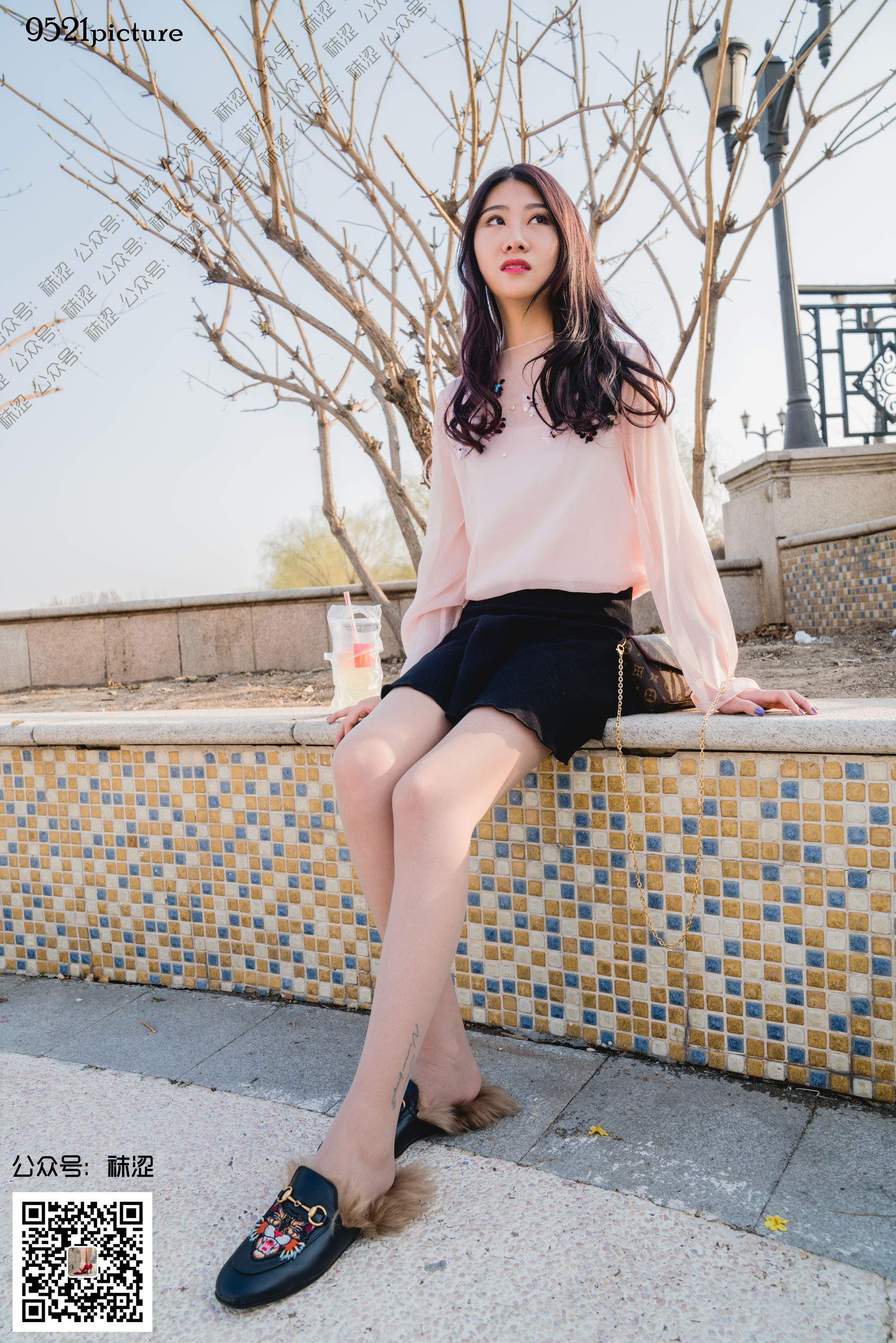 [袜涩] VOL.031 伟伟 黑色小短裙_第5张