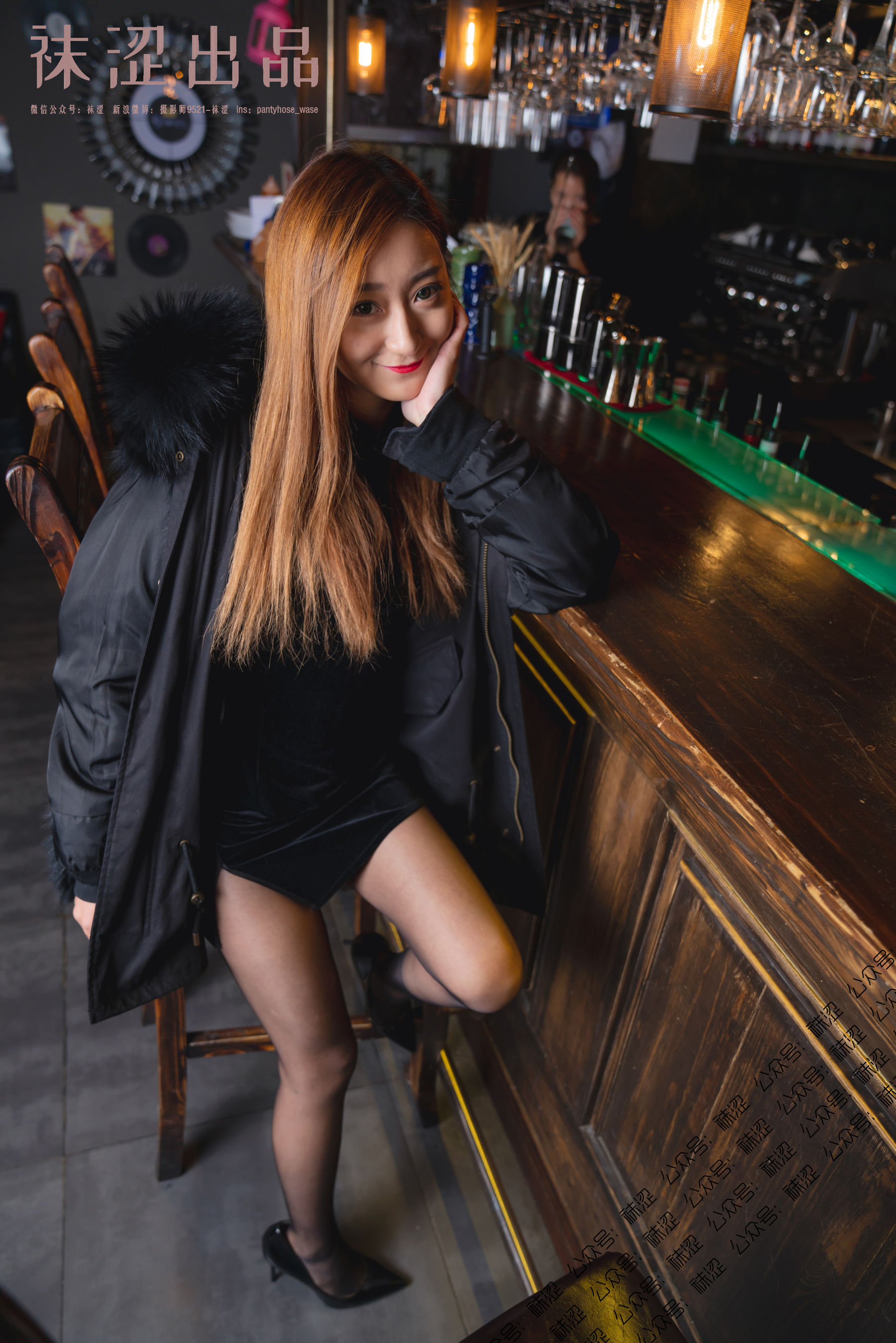 [袜涩] VOL.054 刘哈哈 黑丝小旗袍_第3张