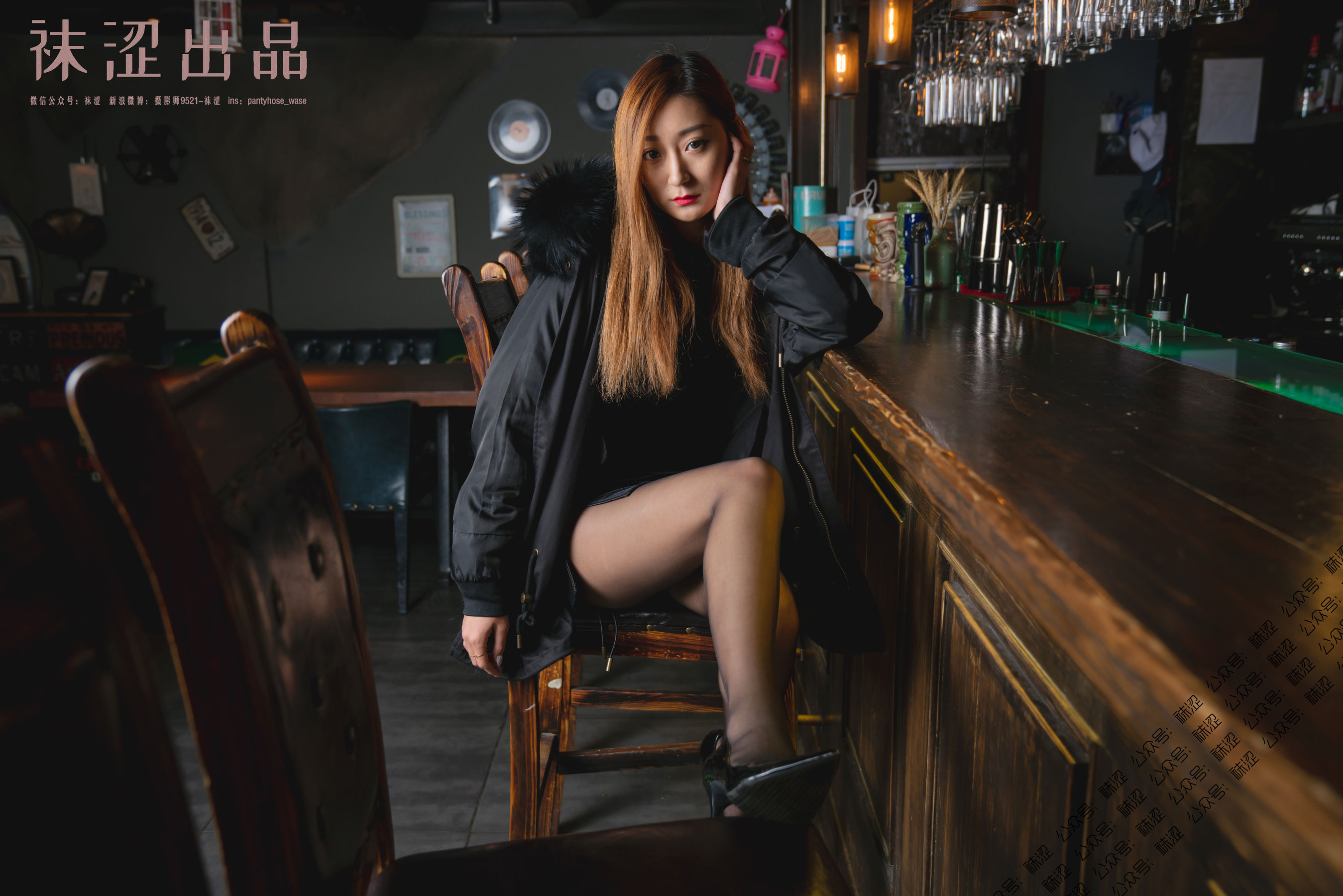 [袜涩] VOL.054 刘哈哈 黑丝小旗袍_第4张