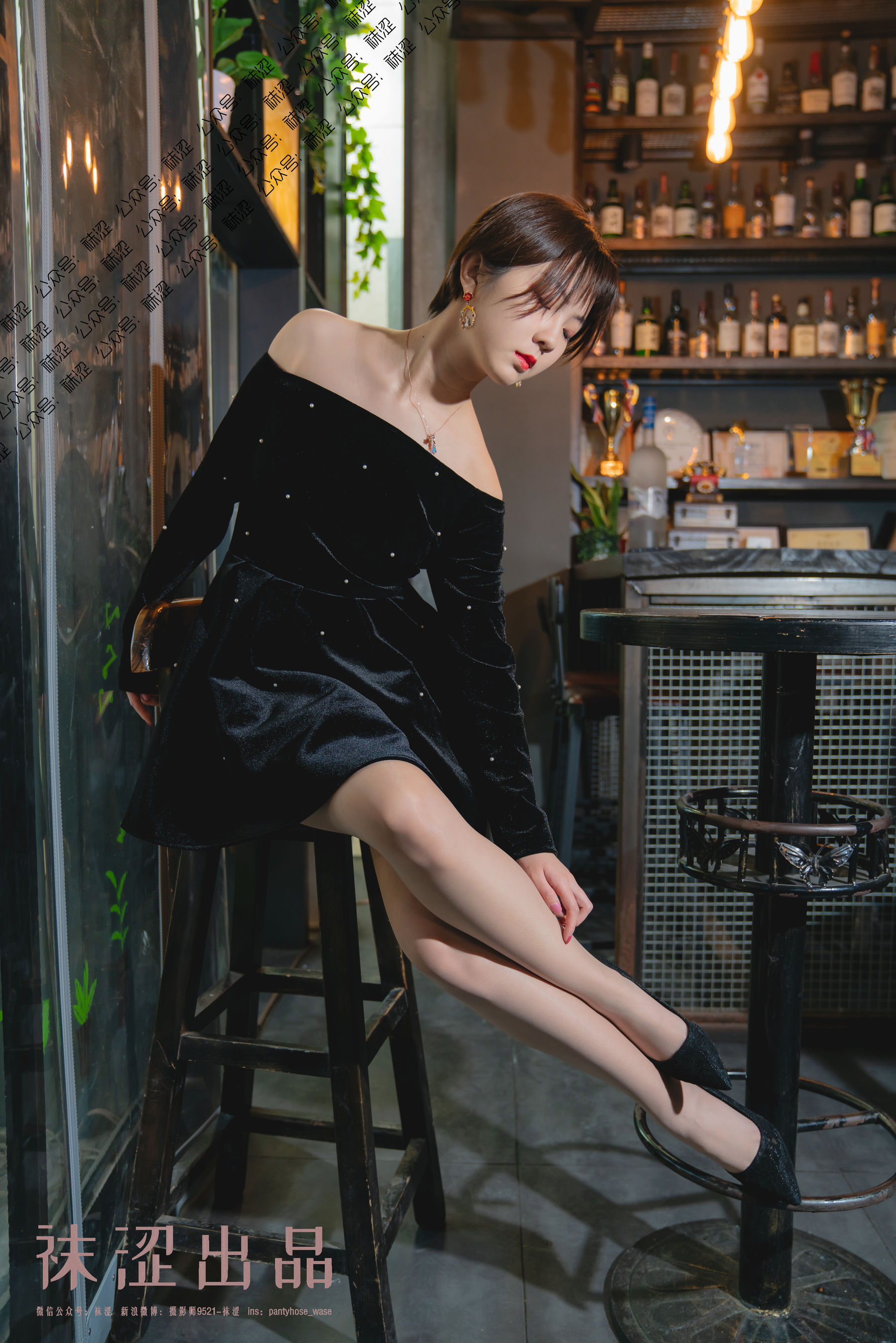 [袜涩] VOL.056 暖暖 黑色小礼服_第3张