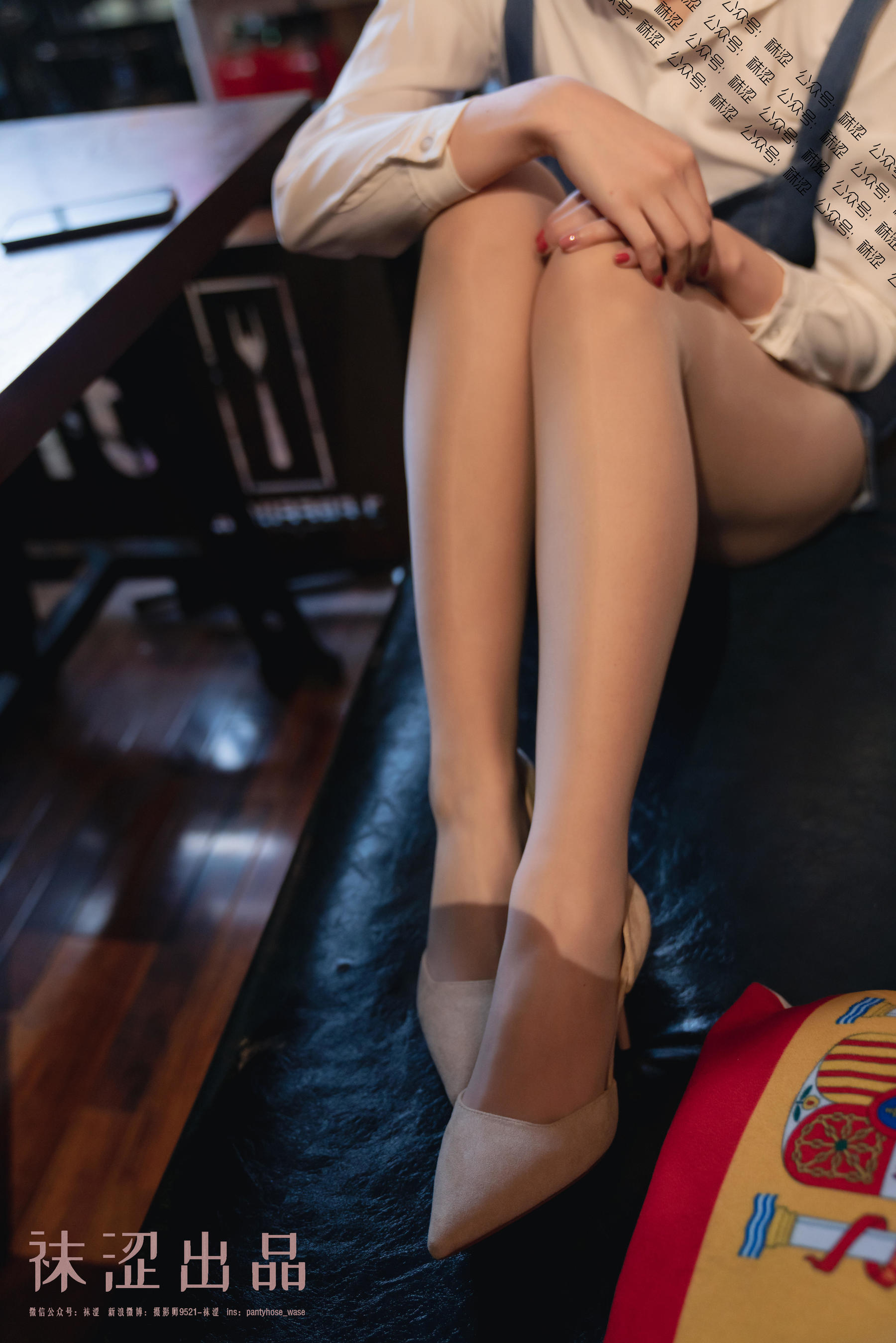 [袜涩] VOL.059 暖暖 牛仔连体裤_第5张