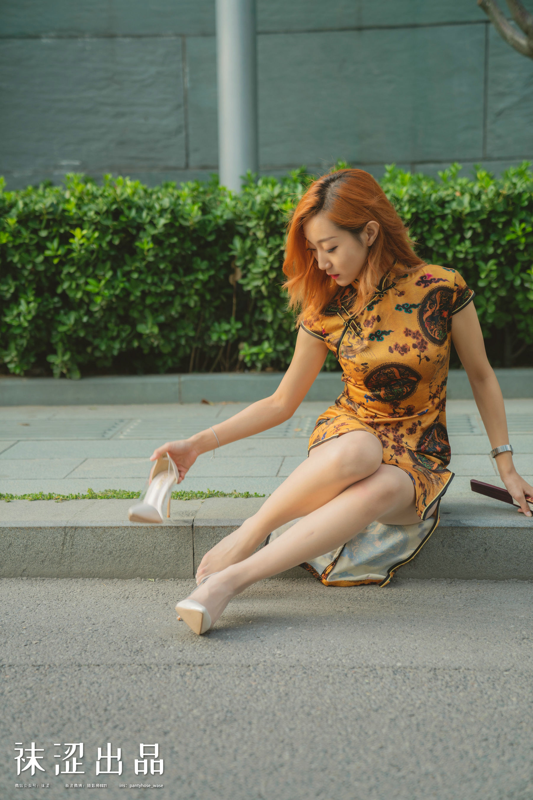 [袜涩] VOL.074 刘哈哈 黄袍_第5张