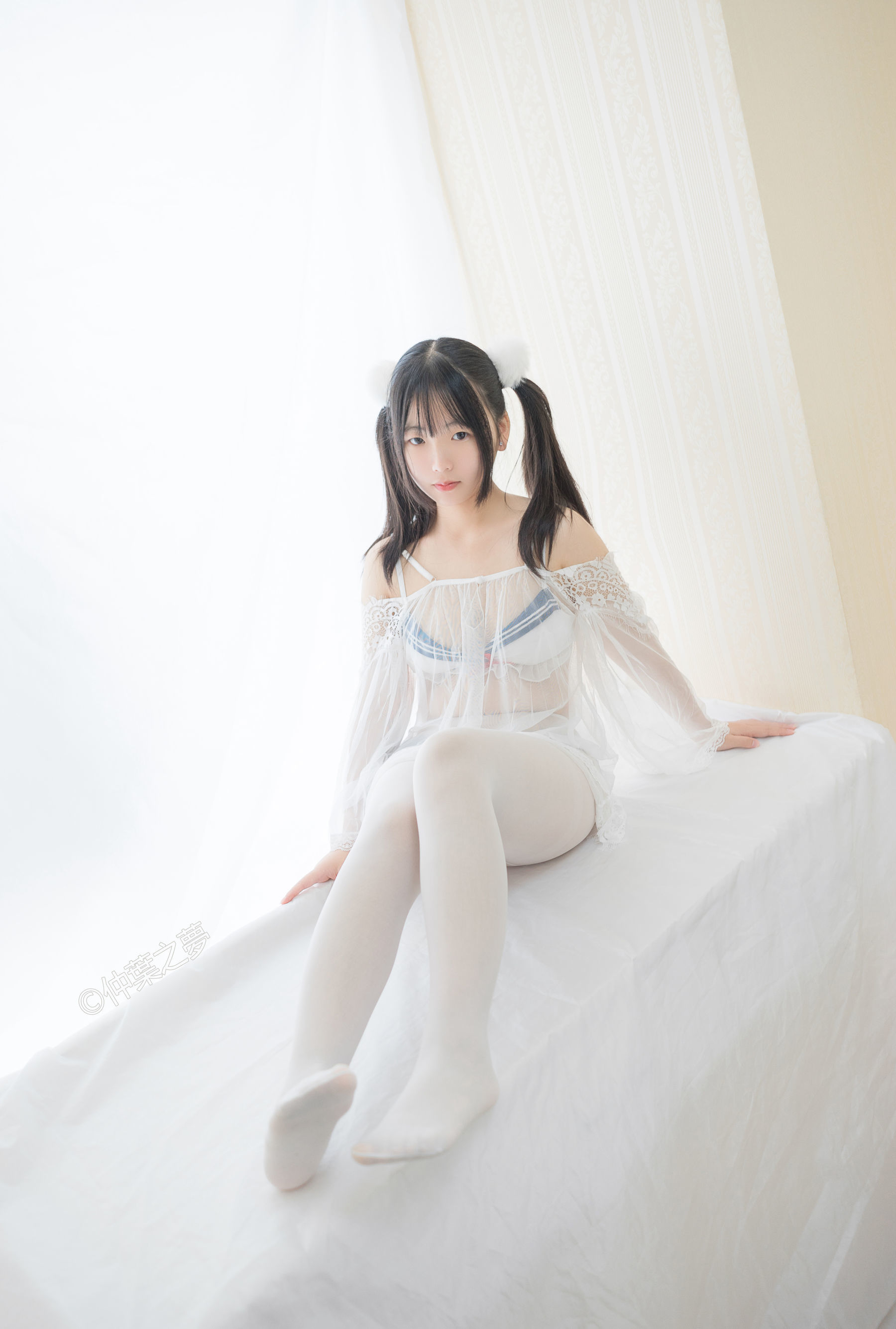 [轻兰映画] Grand.004 美代Miyo 透明白纱_第2张