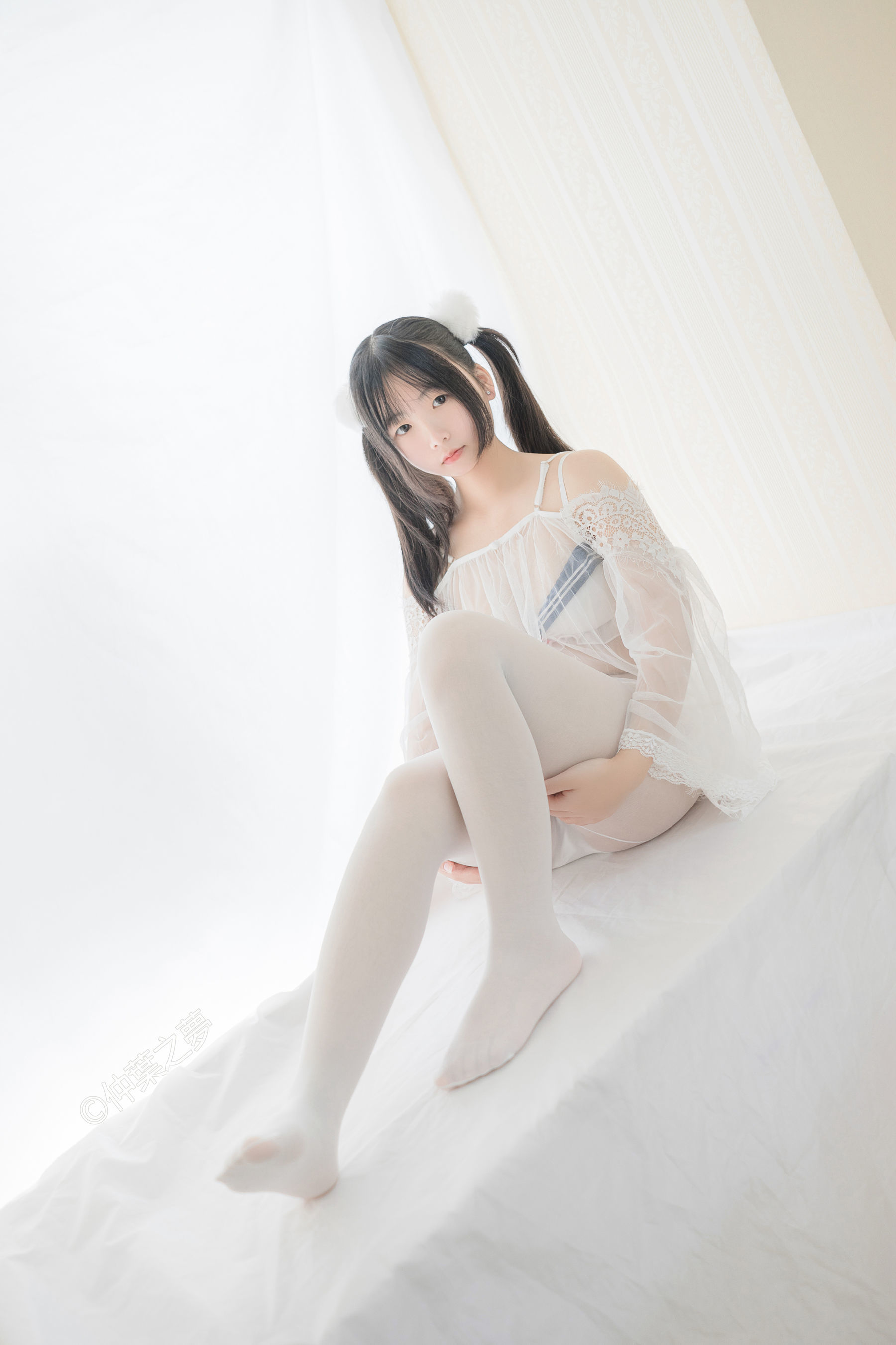 [轻兰映画] Grand.004 美代Miyo 透明白纱_第5张