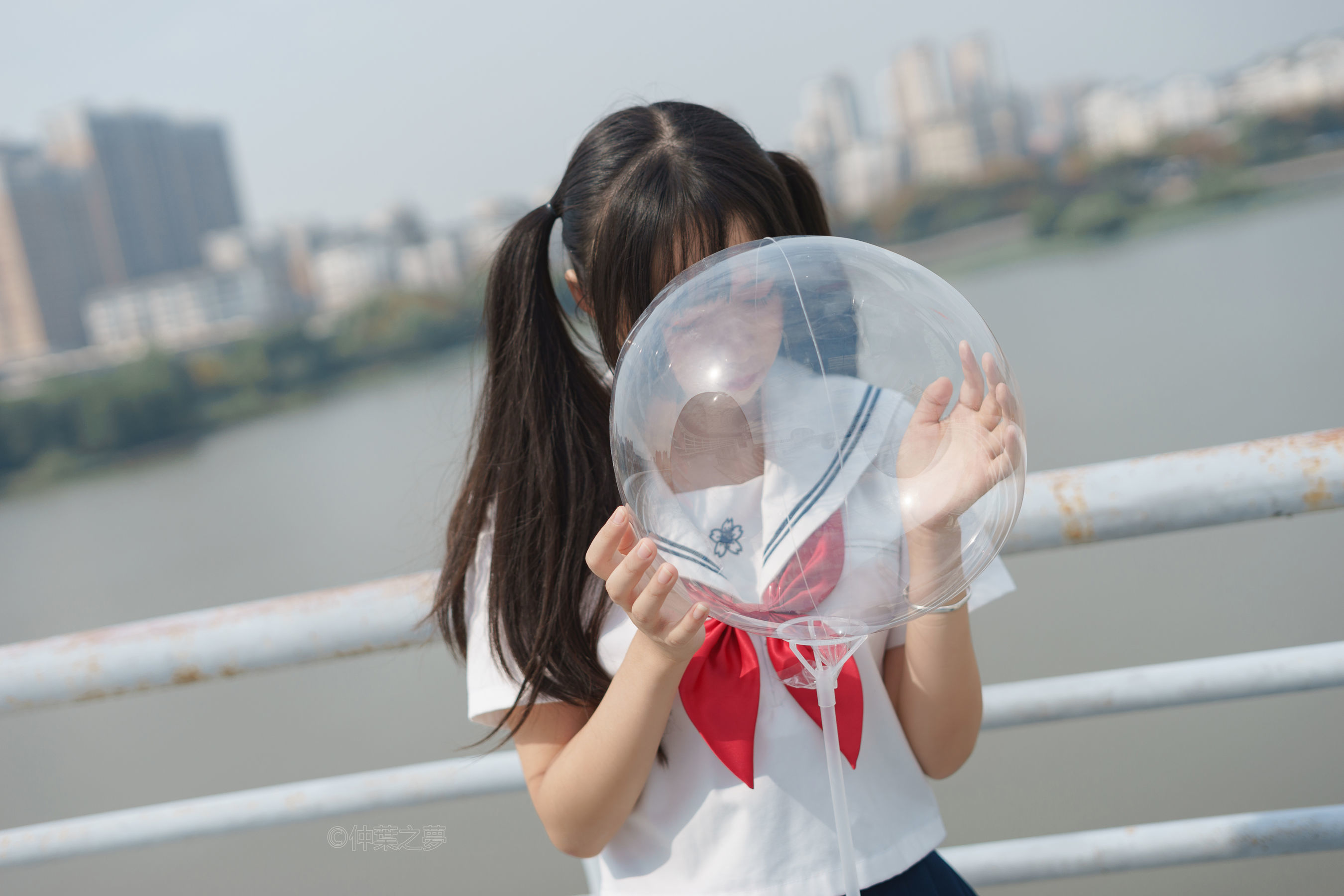 [轻兰映画] SPL.012  JK黑丝平底鞋_第1张