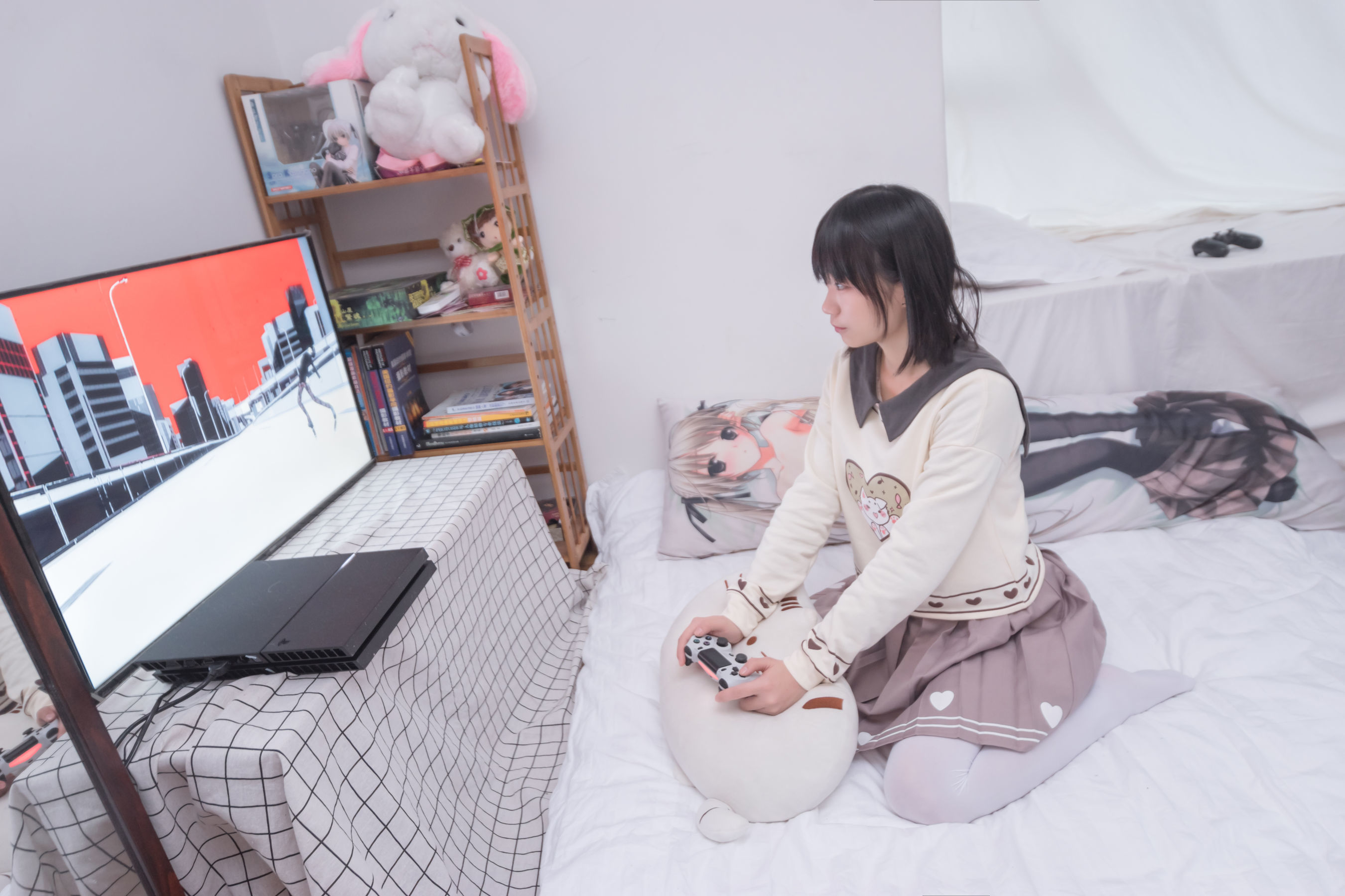 [轻兰映画] VOL.011  游戏少女的白丝_第2张