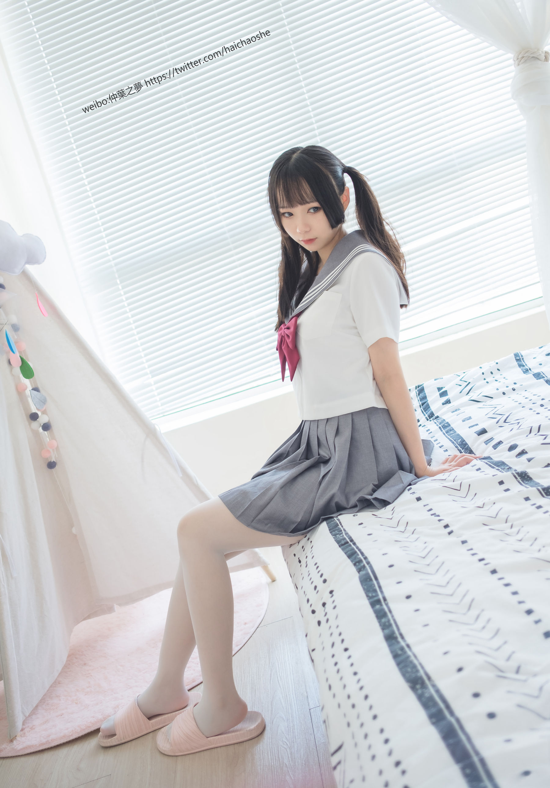[轻兰映画] Grand.018 白丝水手裙_第1张