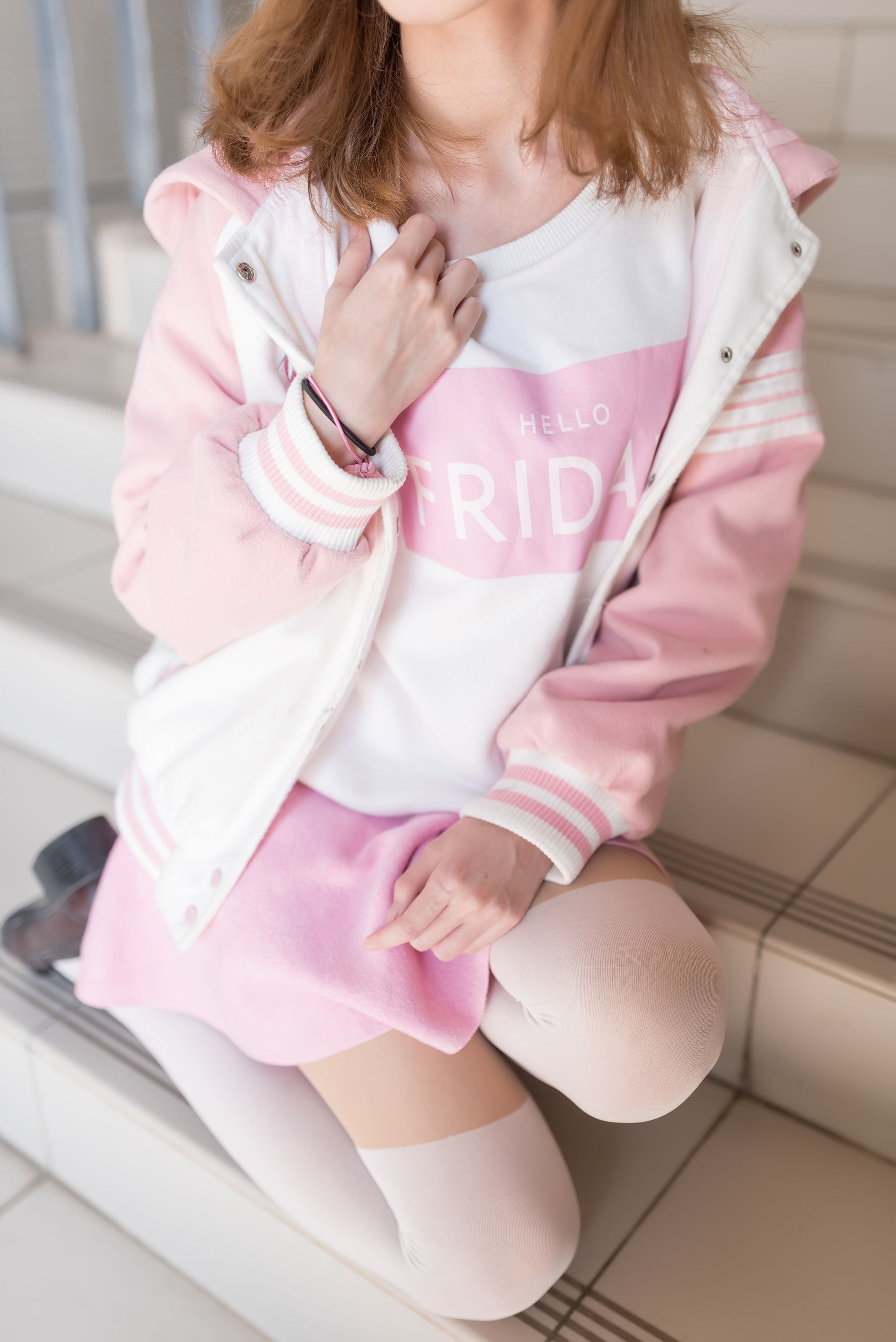 [风之领域] NO.026 粉红日系白丝_第2张