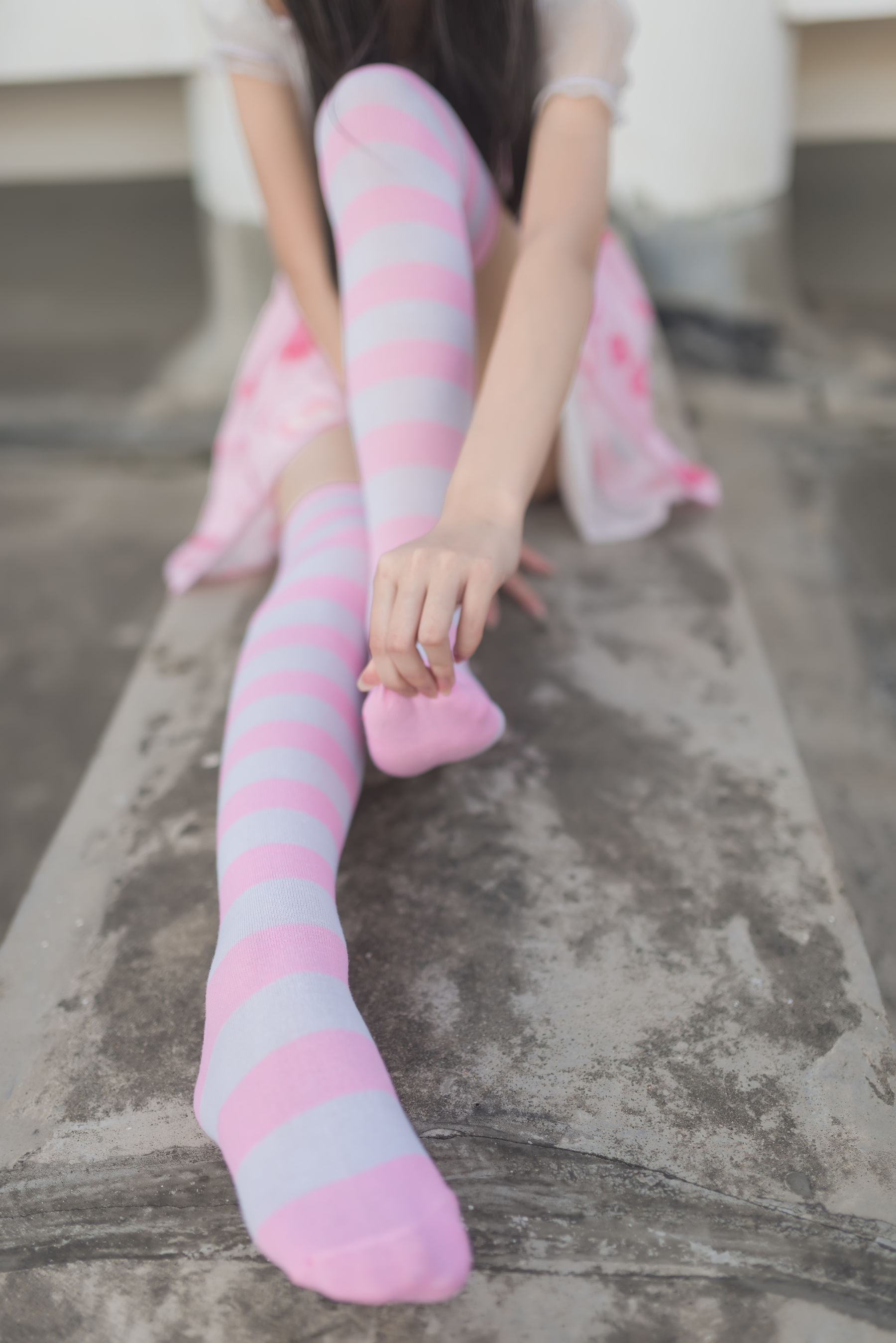 [风之领域] NO.035 粉嫩条纹小可爱_第2张