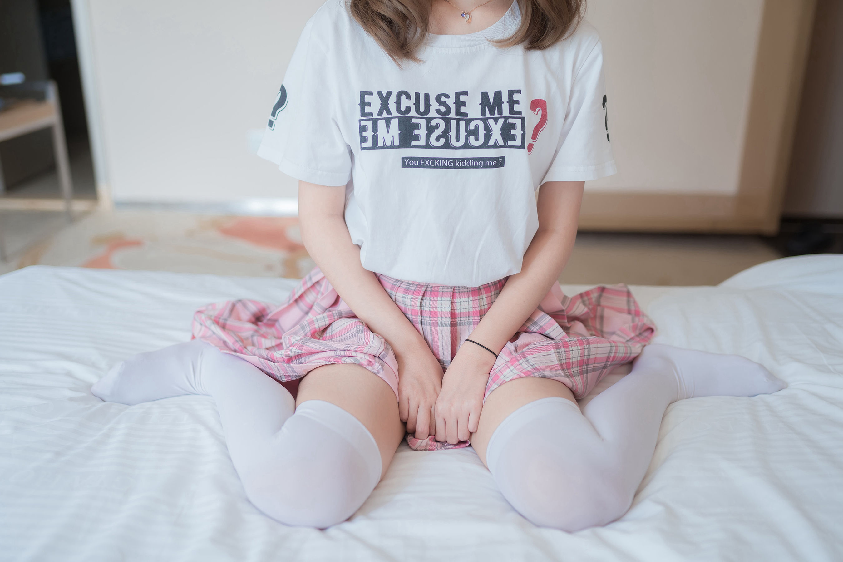 [风之领域] NO.066 超美气质格子裙少女_第3张