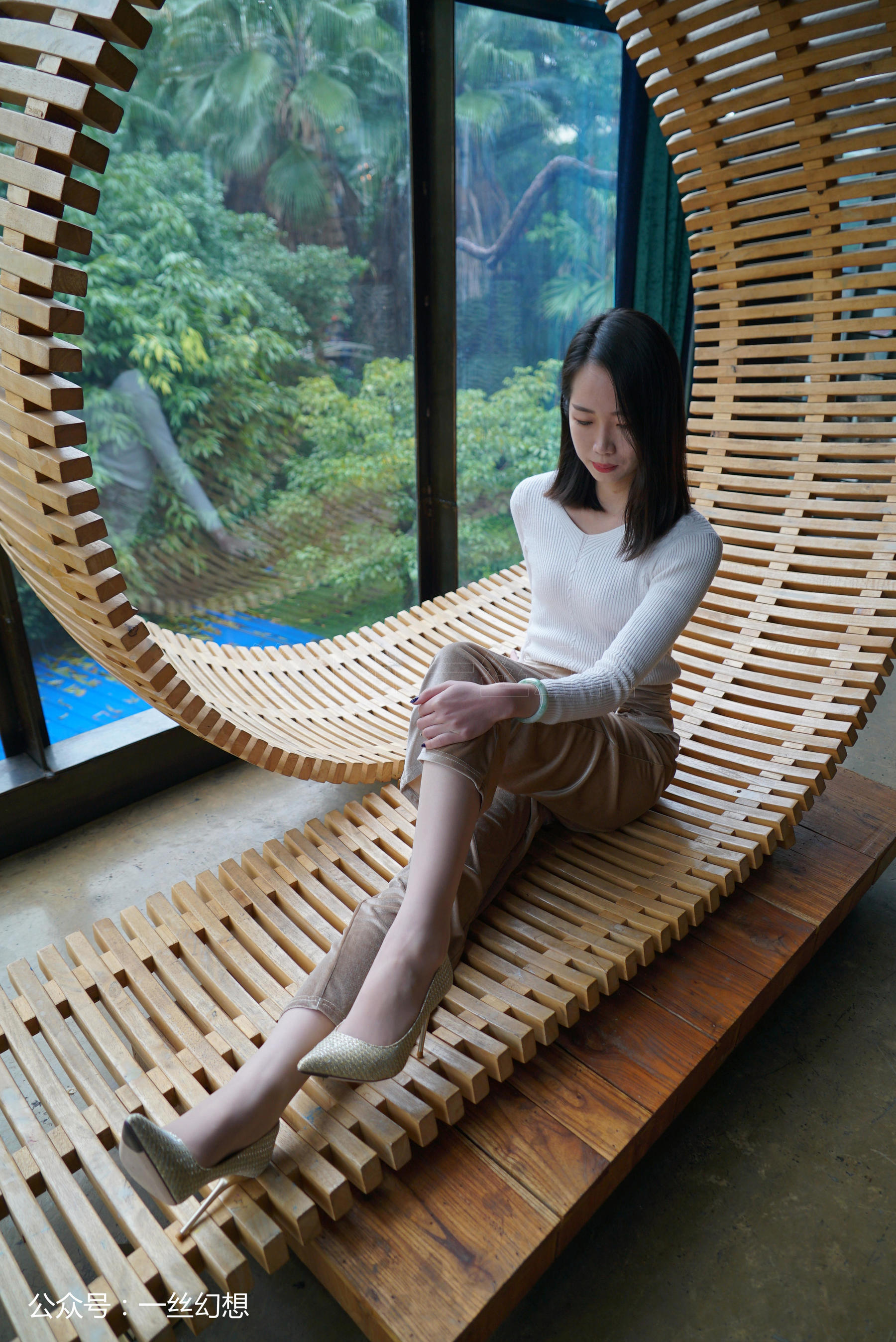 [高丝女子图鉴]袜小喵×一丝幻想 No.042 茜茜_第3张