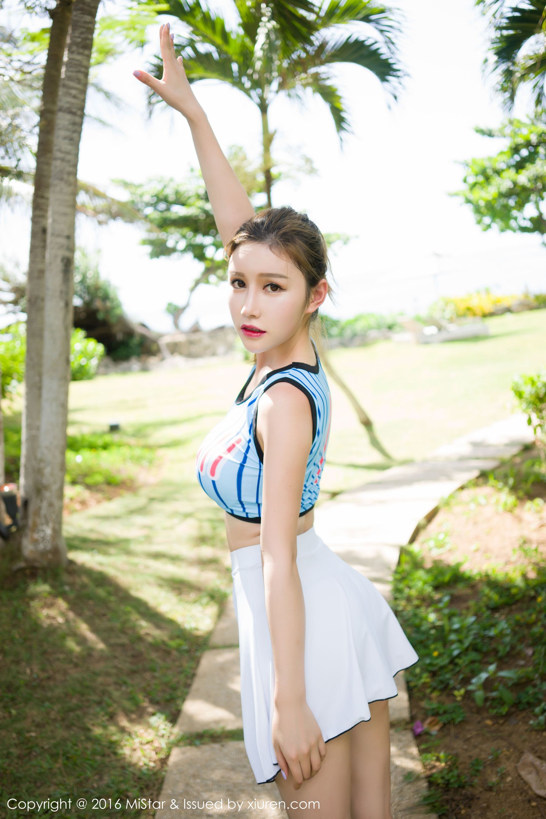 于姬Una《薄荷岛旅拍》湿身+海边 [魅妍社MiStar] Vol.069_第2张